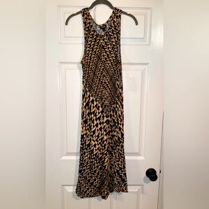 Comfy stretch a.n.a dress gold and black size small